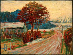 Strada di campagna a Füssen
