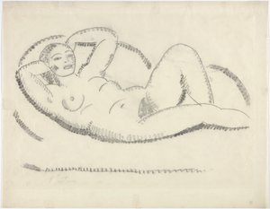 Nudo sdraiato da Alexej von Jawlensky