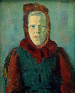 Ragazza con cuffia da Alexej von Jawlensky