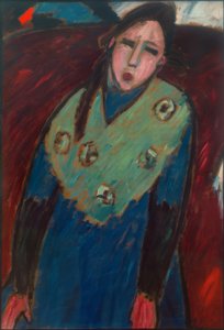 Ragazza con stola verde da Alexej von Jawlensky