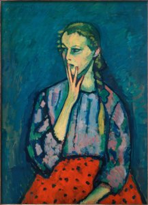 Ritratto di ragazza, 1909 da Alexej von Jawlensky
