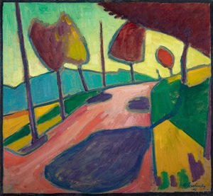 Paesaggio di Murnau da Alexej von Jawlensky