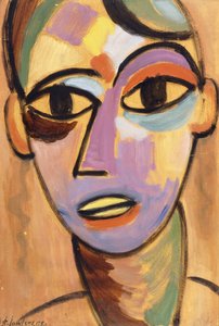 Testa Mistica: Giovane I, c.1917 da Alexej von Jawlensky
