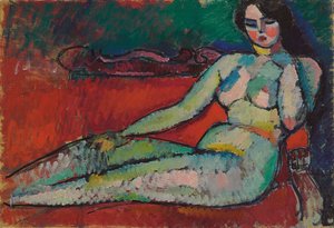 Odalisca, 1910 da Alexej von Jawlensky