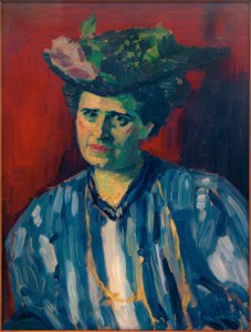 Ritratto di Hedwig Kubin da Alexej von Jawlensky