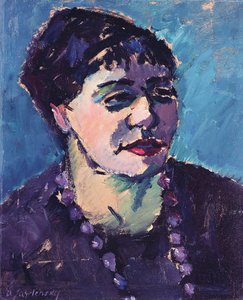 Ritratto della signora Epstein da Alexej von Jawlensky