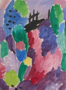 Sentiero rosso, St. Prex da Alexej von Jawlensky