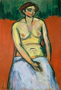 Nudo Femminile Seduto, c.1910