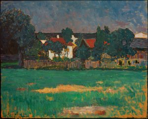 Paesaggio di Wasserburg da Alexej von Jawlensky