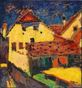 Case gialle, 1909 da Alexej von Jawlensky