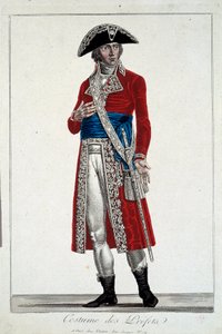 Un prefetto in costume rosso, incisione di Alexis Chataignier (1772-1817) da Alexis Chataigner