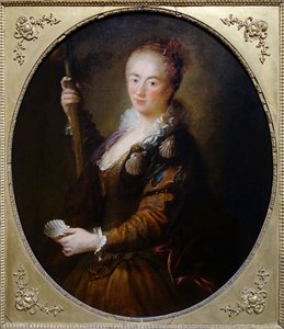 Francese: Pèlerine à la coquille Ragazza pellegrina