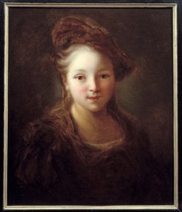 Ritratto di una giovane ragazza (circa 1720) da Alexis Grimoux