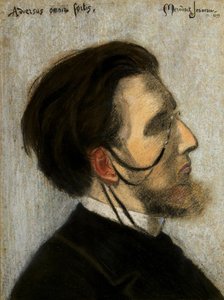 Ritratto del compositore Jean Huré da Alexis Mérodack Jeanneau