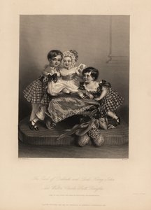 Conte di Dalkeith (William Henry), Henry John e Walter Charles Scott Douglas, figli del 5º Duca di Buccleuch, 7º Duca di Queensberry da Alfred Edward (after) Chalon