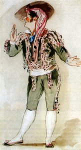 Carlo Zucchelli (1793-1879) basso italiano, come Figaro nell