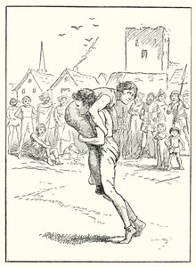 Merrie England: Una lotta di wrestling