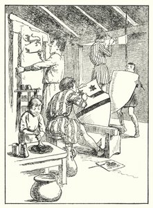 Merrie England: Dipingere scudi e sopravvesti