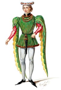 Halévy - La magicienne - modelli di costume di Alfred Albert - 02. Seigneur, coro maschile (ritoccato)