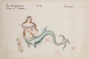 Halévy - La magicienne - modelli in costume di Alfred Albert - 14. Sirena da Alfred Albert