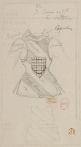 Halévy - La magicienne - modelli di costume di Alfred Albert - 32. Scudieri del conte di Poitou da Alfred Albert