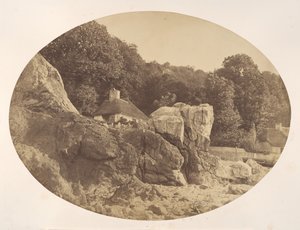 Babbicombe, dalla spiaggia, 1857 da Alfred Batson