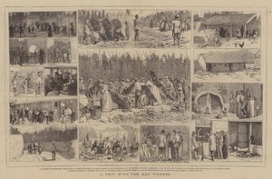 Un viaggio con i raccoglitori di luppolo da Alfred Chantrey Corbould