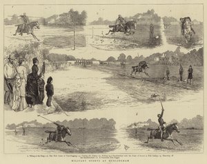Sport militari a Hurlingham da Alfred Chantrey Corbould