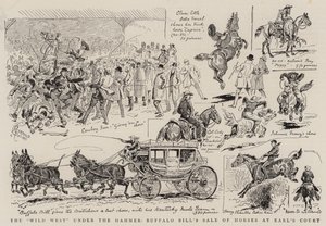 Il selvaggio West sotto il martello, vendita di cavalli di Buffalo Bill a Earl