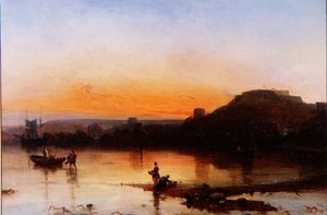 Forte Regent al tramonto da Alfred Clint