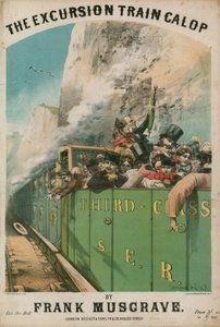 Partitura musicale: The Excursion Train Galop di Frank Musgrave