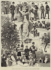 Bazar nelle sale di Willis a favore delle case per bambini indigenti del Dr. Barnardo da Alfred Courbould