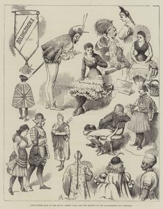 Ballo in maschera alla Royal Albert Hall, a beneficio del Bolingbroke Pay Hospital da Alfred Courbould