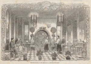 Salotto nella casa di un nobile cinese da Alfred Crowquill
