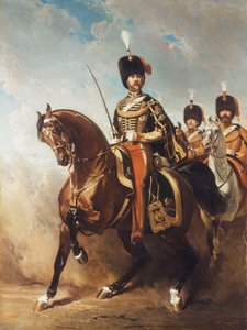 Ritratto del Generale Fleury a Cavallo