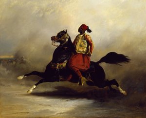 Cavaliere Nubiano al Galoppo da Alfred Dedreux