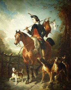 Il giovane guardiacaccia da Alfred Dedreux