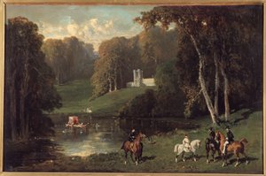 Cavalieri e Amazzoni sulle rive di un lago
