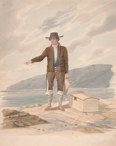 Uomo in Piedi sulla Spiaggia - Hierro