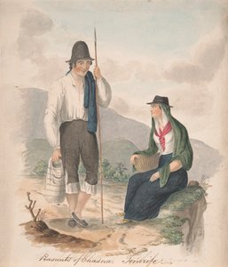 Contadini di Chasna, Tenerife da Alfred Diston