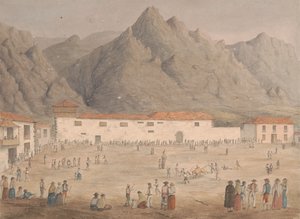 Piazza nel villaggio di Los Silos, Tenerife