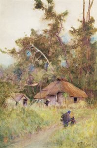 Una Giornata Tempestosa in Giappone, c.1889 da Alfred East