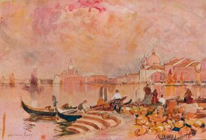 Bagliore serale, Venezia, c1895 da Alfred East
