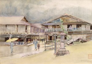 Giornata piovosa a Yumoto, 1889