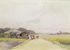 La baia del Mississippi di Yokohama, c.1889 da Alfred East