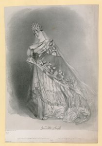 Giuditta Pasta, inciso da R.J. Lane, pubblicato nel luglio 1837 da Alfred Edward Chalon