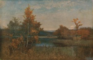 Un bagliore autunnale, 1886, c1930 da Alfred East