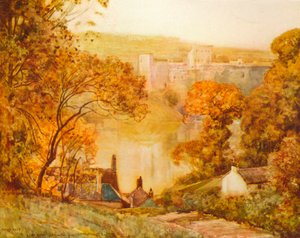 Castello di Chepstow, sul Wye, c1910