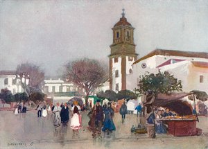 La cattedrale, Algeciras, c. 1910 da Alfred East