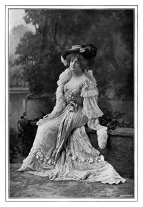 Marie Studholme, attrice teatrale inglese, 1901 da Alfred Ellis and Walery